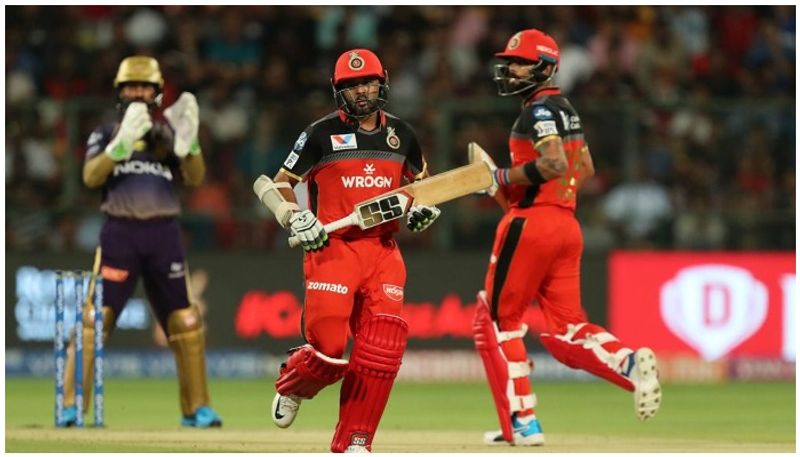 rcb gets good start vs kkr live updates