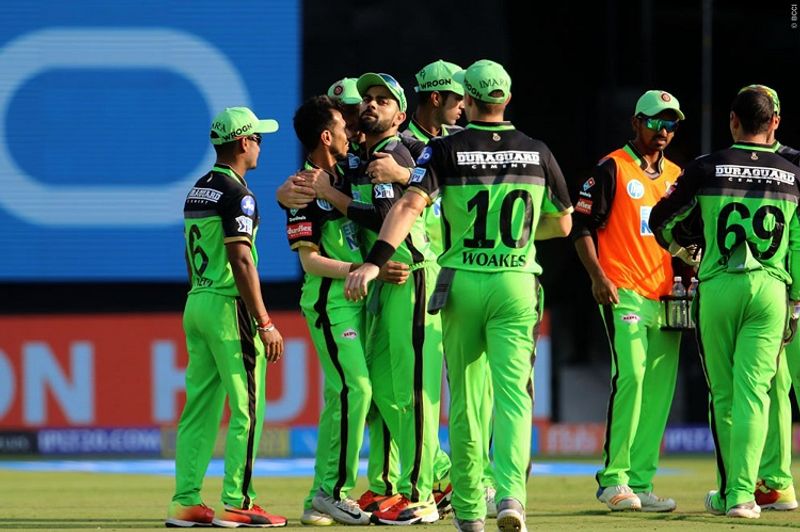 2019 RCB go green campaign kohli boys were green jersey against DC