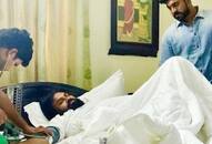 Ram Charan meets Jana Sena chief Pawan Kalyan at hospital, wishes him speedy recovery