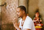 Will smith joins ganga aarti at haridwar during india visit