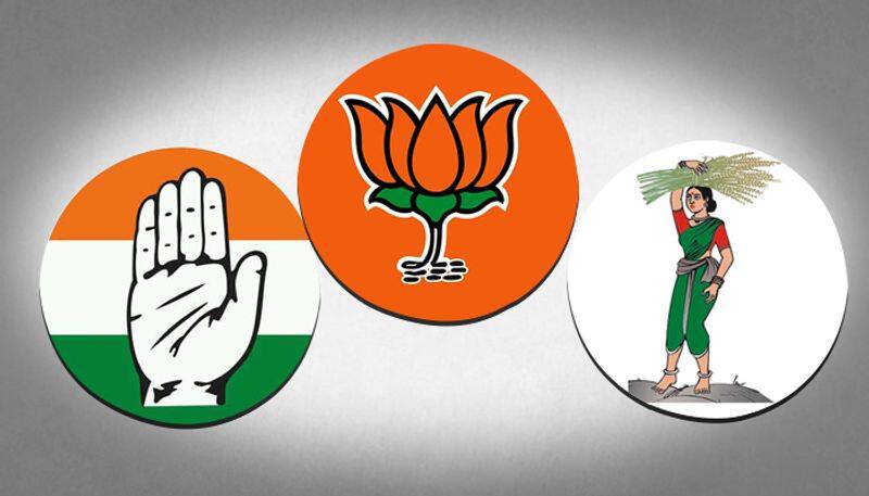 Congress BJP JDS