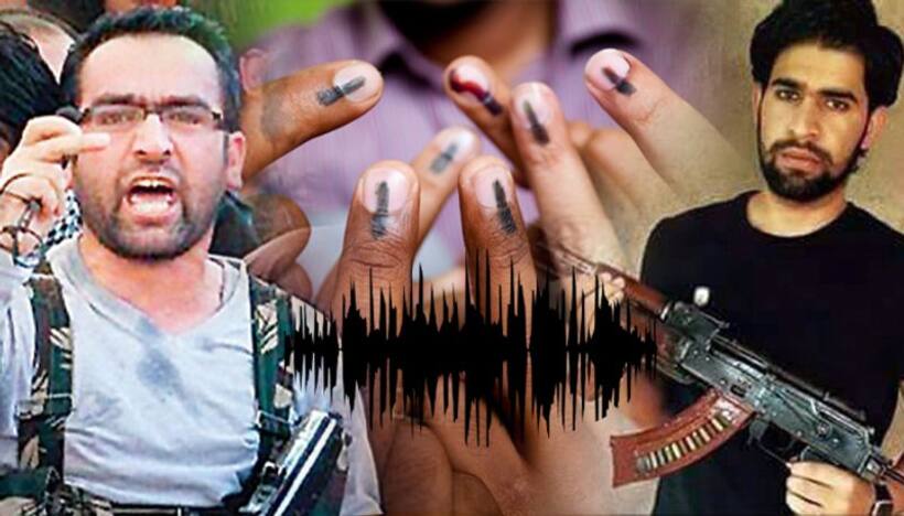 जम्मू कश्मीर में आतंकी कमांडरों ने मतदान करने पर गोली मारने की धमकी दी