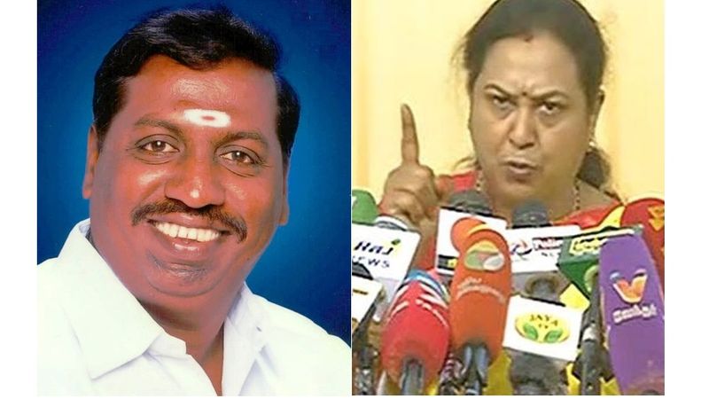 DMDK candidates fight with premalatha for money