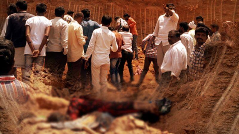 Telangana Sand Quarry Accident.. 11 Labours Died Video..