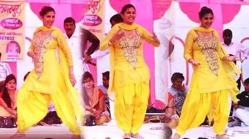 Sapna choudhary latest dance performance video banduk chalegi gets viral