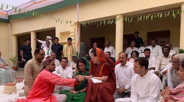 Sonia Gandhi file nomination after Puja archana in raebareli with Gandhi Family