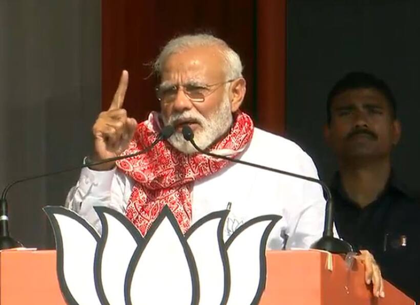 झूठ और फरेब के हथियार लेकर चौकीदार को रास्ते से हटाने की हो रही कोशिशः मोदी