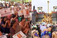 Ayyappa devotees fight for Sabarimala activists; LDF, UDF term it poll code violation