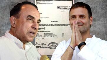 Subramanian Swamy lampooned Congress chief Rahul Gandhi on educational qualification