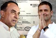 5 ways Subramanian Swamy lampooned Congress chief Rahul Gandhi's educational qualification