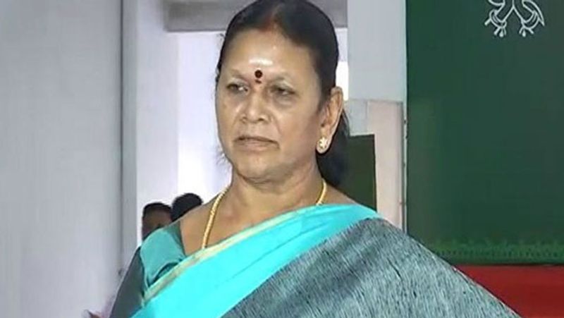 AIADMK ex-minister Saroja surrenders in rasipuram court