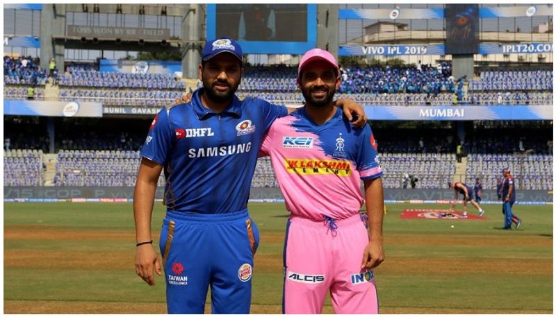 ipl 2019 rr vs mi toss and live updates