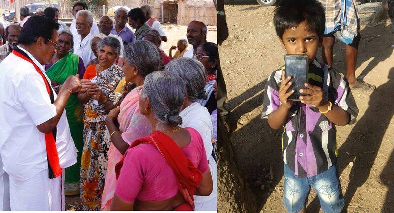 LKG Student photo shoot Erode candidate Ganesamurthy