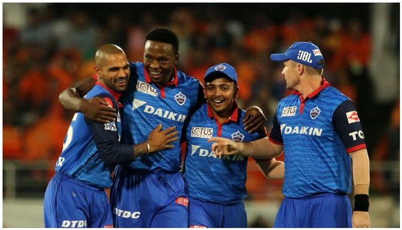 ipl 2019 delhi capitals won on rabada 4 wickets