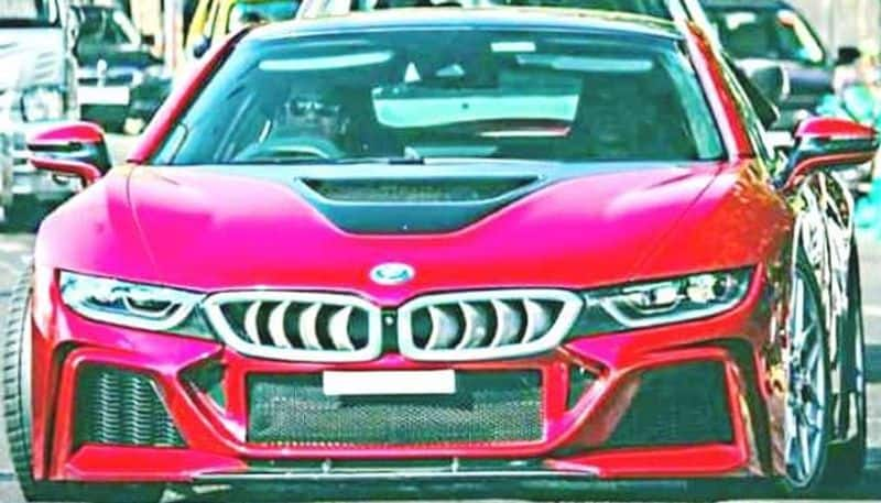 Sachin Tendulkar Spotted Driving His BMW i8 Hybrid Sportscar Modified by DC Design