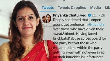 Congress Spokesperson Priyanka Chaturvedi hits out at party for reinstating leaders who misbehaved with her
