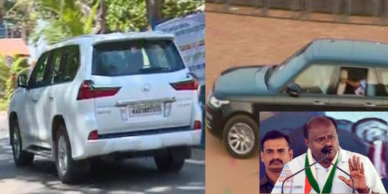 CM kumaraswamy use Lexus LX car instead of his Lucky range rover