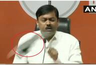 Man hurls shoes at BJP MP GVL Narsimha Rao