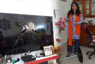 BJP candidate Locket Chatterjee house vandalised, TMC hand suspected