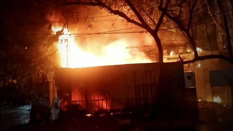 Nungambakkam Fire Accident Video..