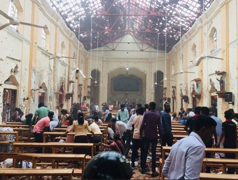 sri lanka government identifies two suicide bombers