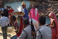 Marriage procession in police custody