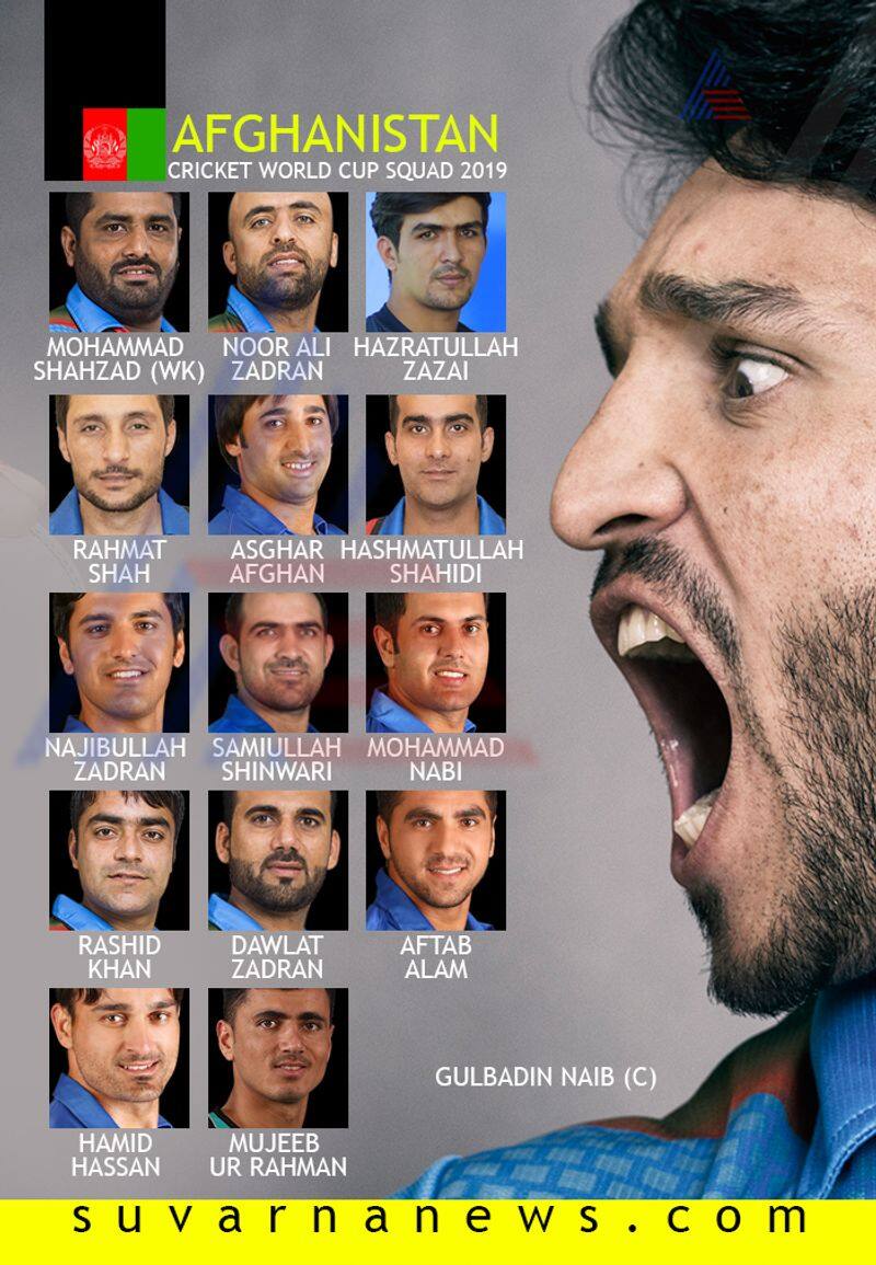 ICC Men's Cricket World Cup 2019 full Squad