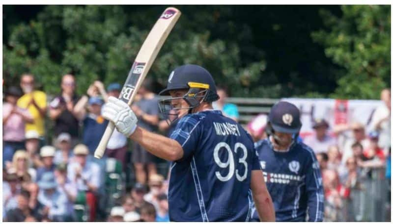 Scotland batsman George Munsey hits 25 ball century in t20