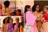 Actor Parvathy waits hour vote spends time reading book