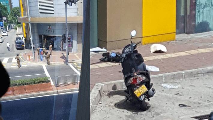 Sri Lanka police carry out controlled explosion