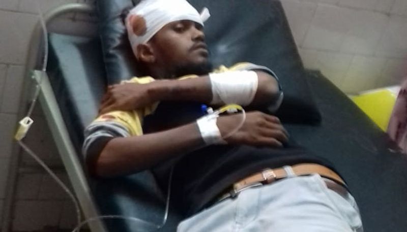 Youth beaten up for voting BJP in Loksabha Election 2019 in Haveri