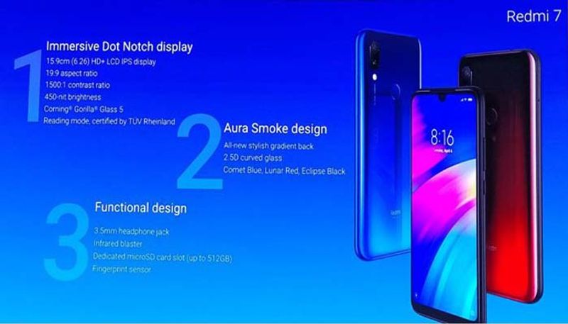 Xiaomi Redmi 7 Launched in India; Goes on Sale From April 29