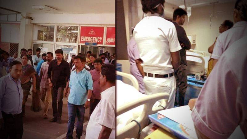 Actor Vijay visit Hospital Video..