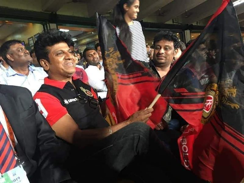 IPL 2019 Kannada actor shiva rajkumar witness RCB thrilling victory against KXIP