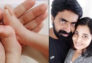 Malayalam stars Sandra, Prajin welcome twin baby girls; pictures inside