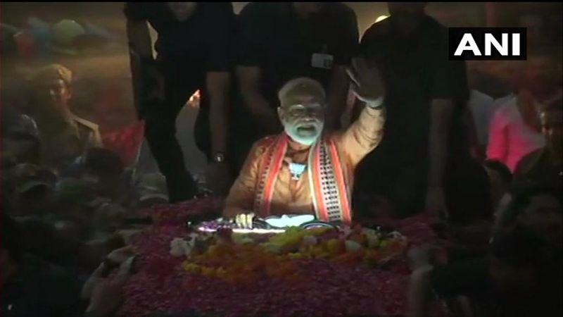 Prime Minister Narendra Modi Mega Road Show In Varanasi