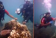 Tamil Nadu: Scuba divers clean coral reef, remove 20 kg of plastic waste