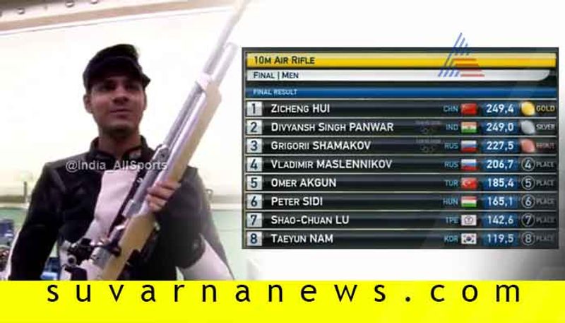 Shooter Divyansh secures Olympic berth by winning a silver in ISSF World Cup