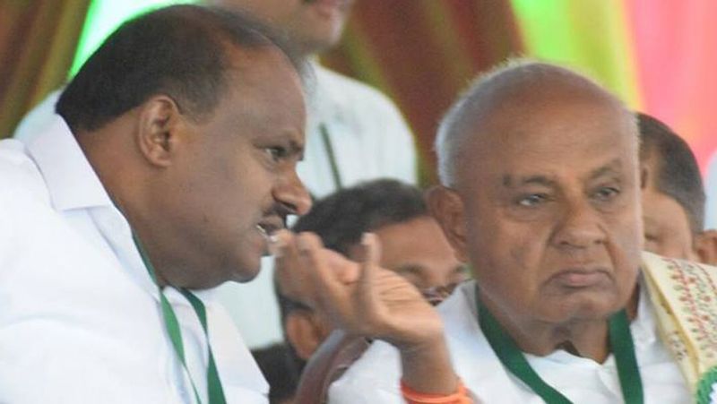 Former PM HD Devegowda Talks Over HD Kumaraswamy grg