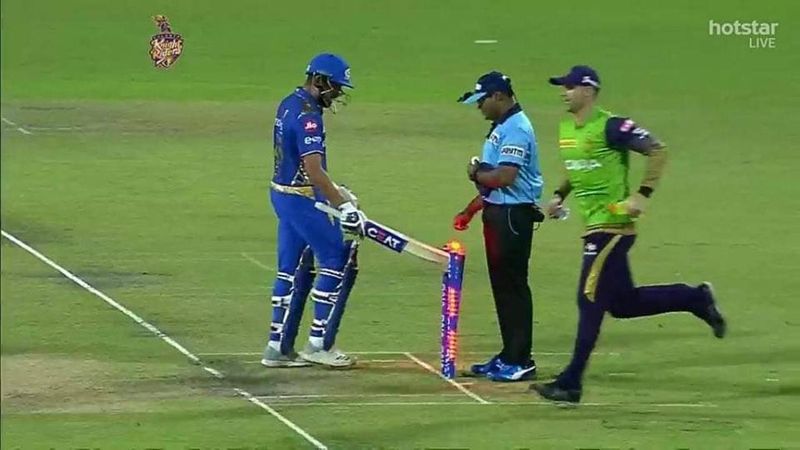 Rohit Sharma fined for breach of conduct in MI's defeat to KKR