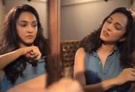 Kiara advani cop her hair by herself on camera and share video