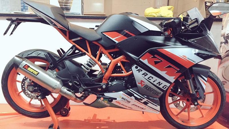 After huge success KTM duke will launch RC 125 bike