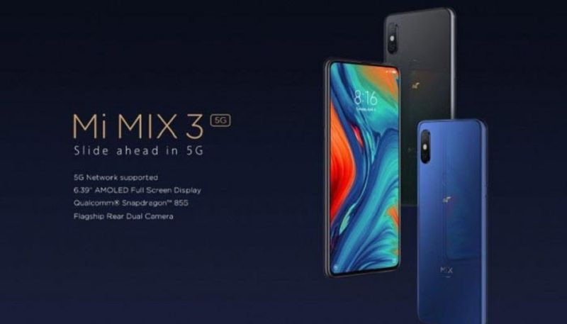 Xiaomi Mi Mix 3 5G smartphone global launch on May 2