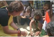 Congress general Secretary Priyanka Gandhi turns snake charmer in Raebareli