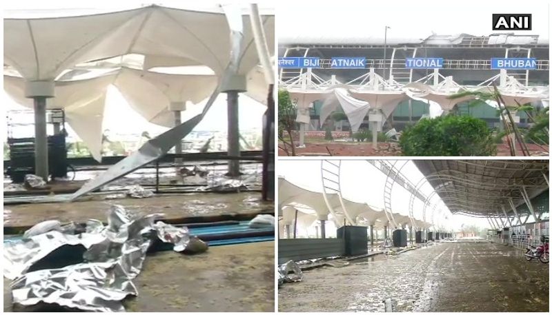 fani cyclone destroys biju patnaik international airport in Bhubaneswar