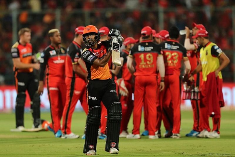 RCB need 176 runs to win against Sunrisers Hyderabad