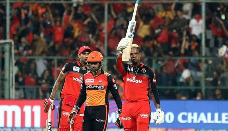 IPL 2019 RCB SRH beat RCB SRH by 4 wickets at bengaluru