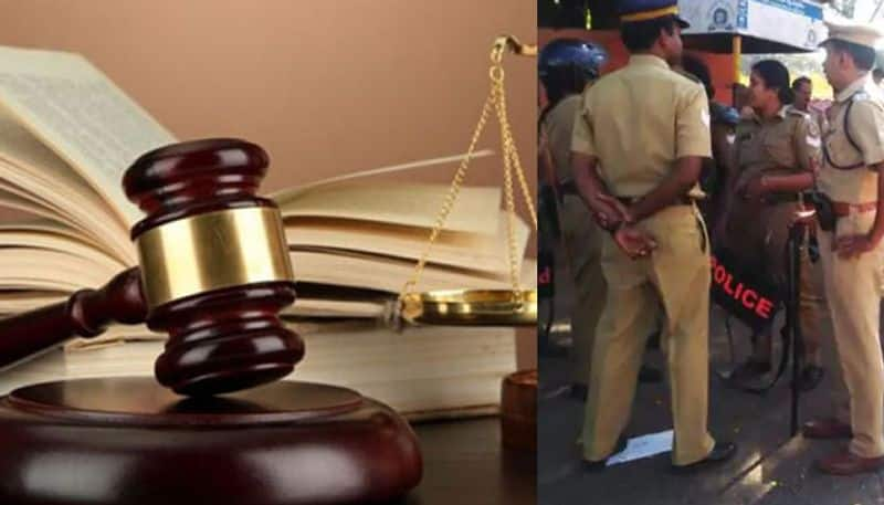 trichy court fined police inspector