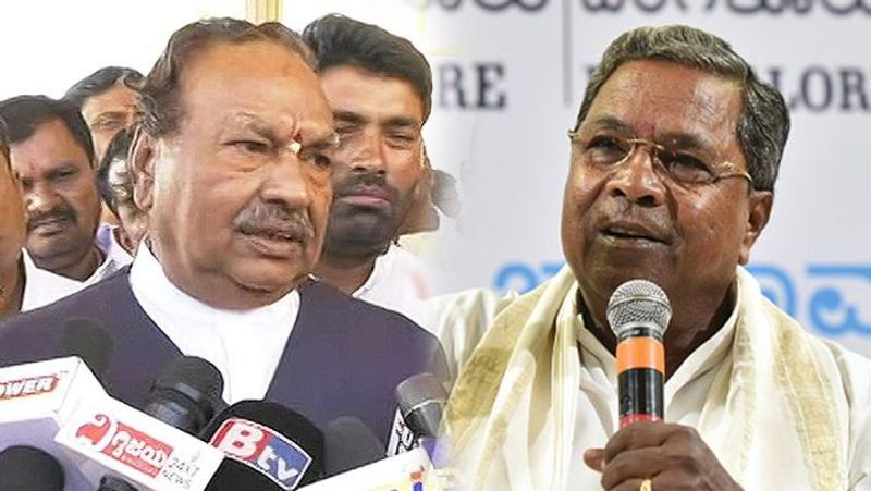 KS eshwarappa Is A Useless Person Former CM Siddaramaiah Slams