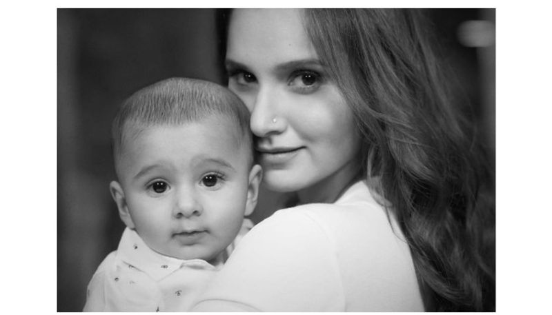 sania mirza and izhaan viral picture